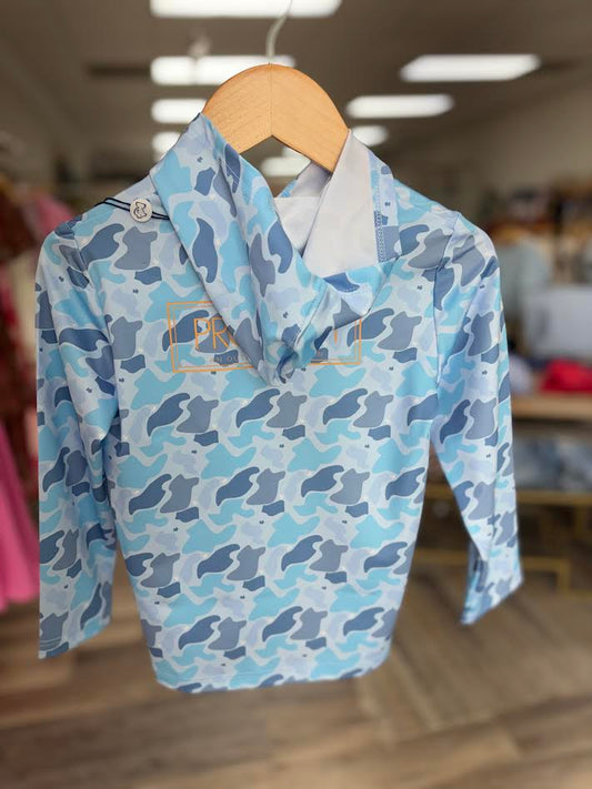Kid's Camo Performance Hoodie