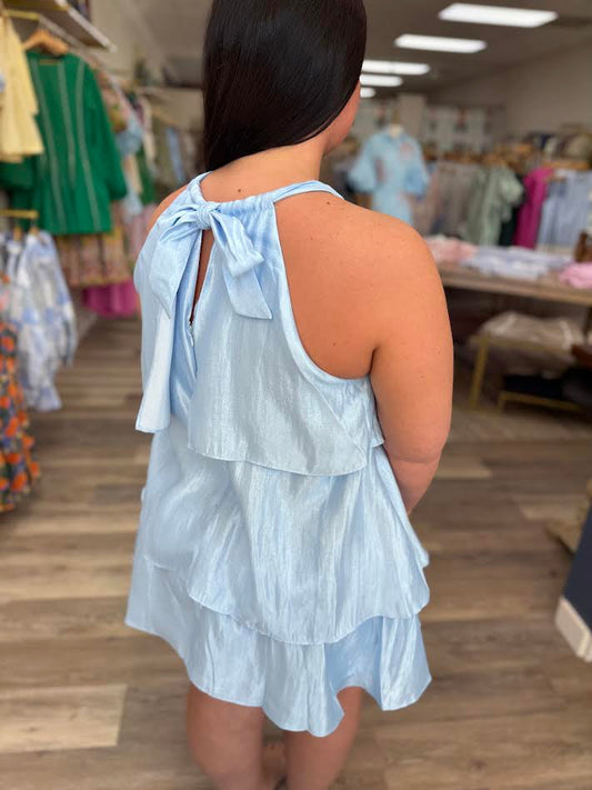 Ocean Pop Mini Dress