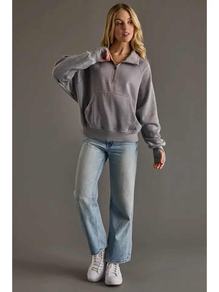 Quarter Zip Sweatshirt