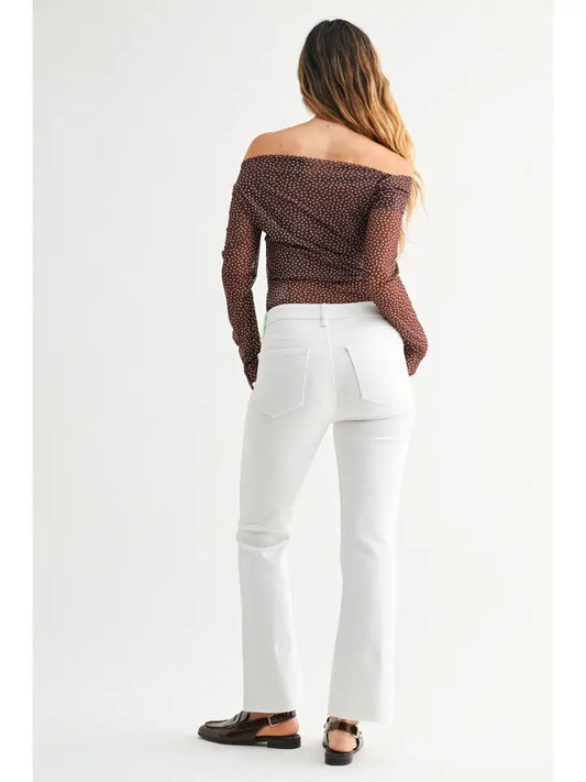Cropped Flare Jeans