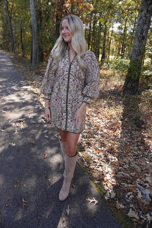 Blushing Taupe Dress