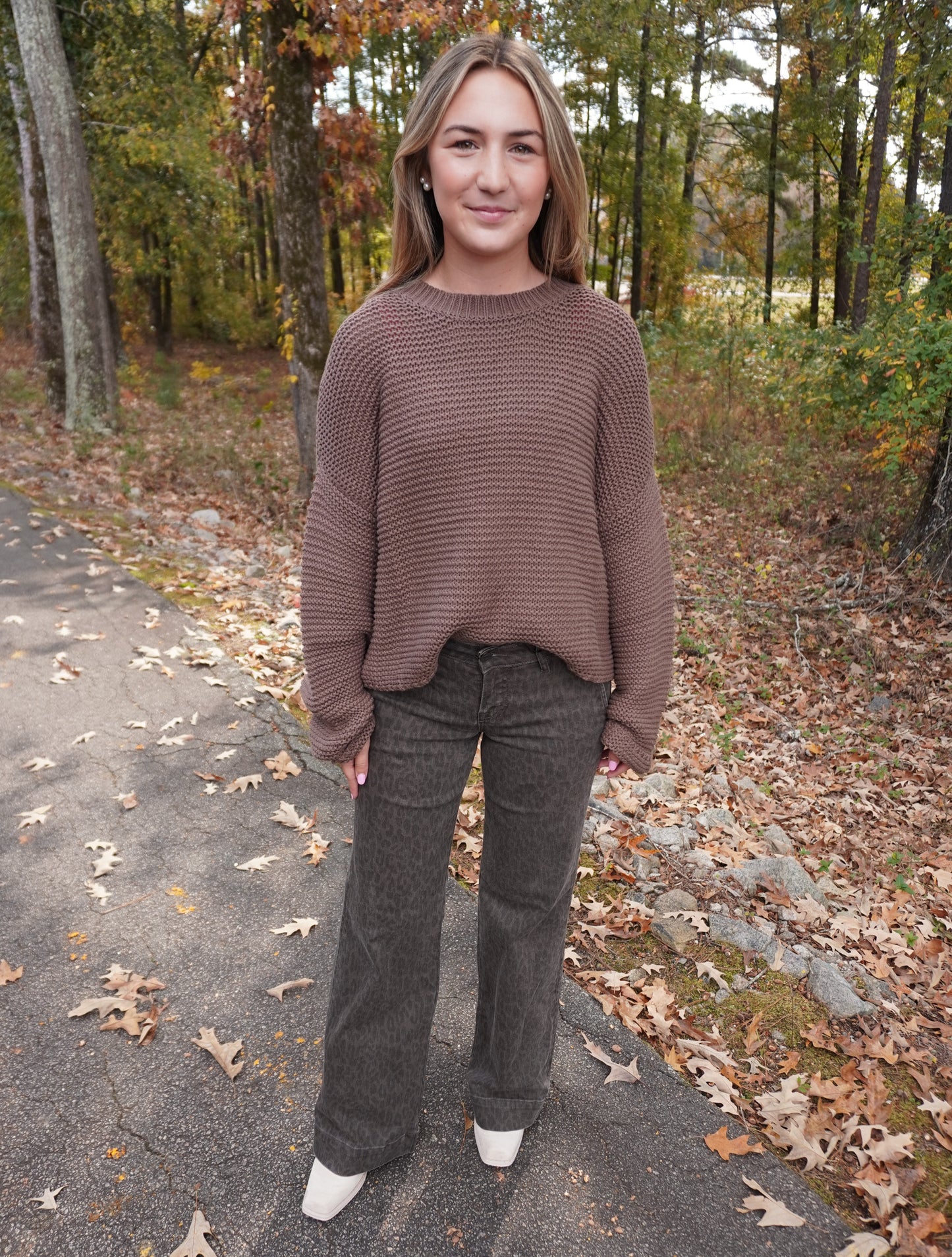 Toffee Threads Knitted Sweater