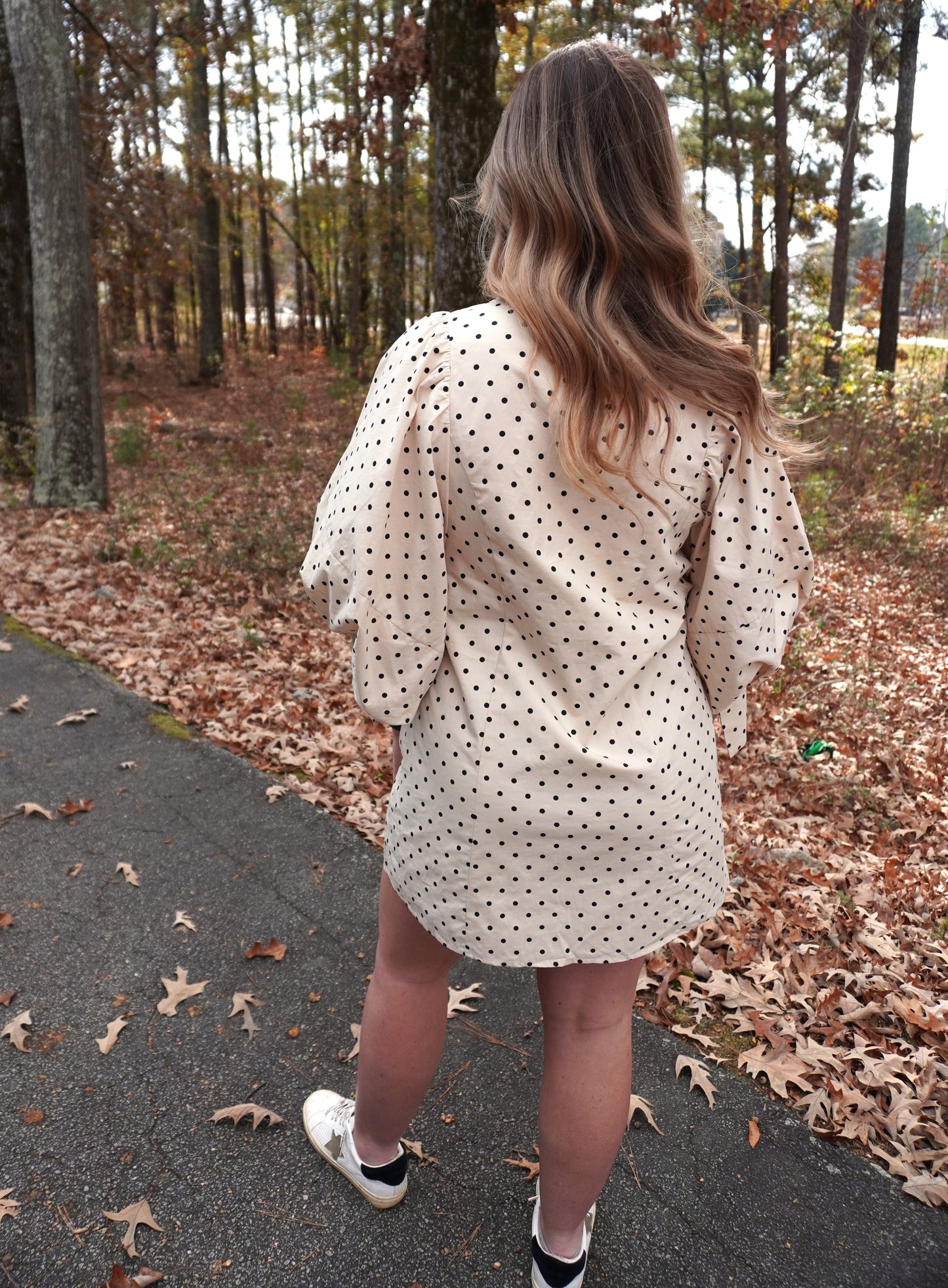 Polka Mini Dress