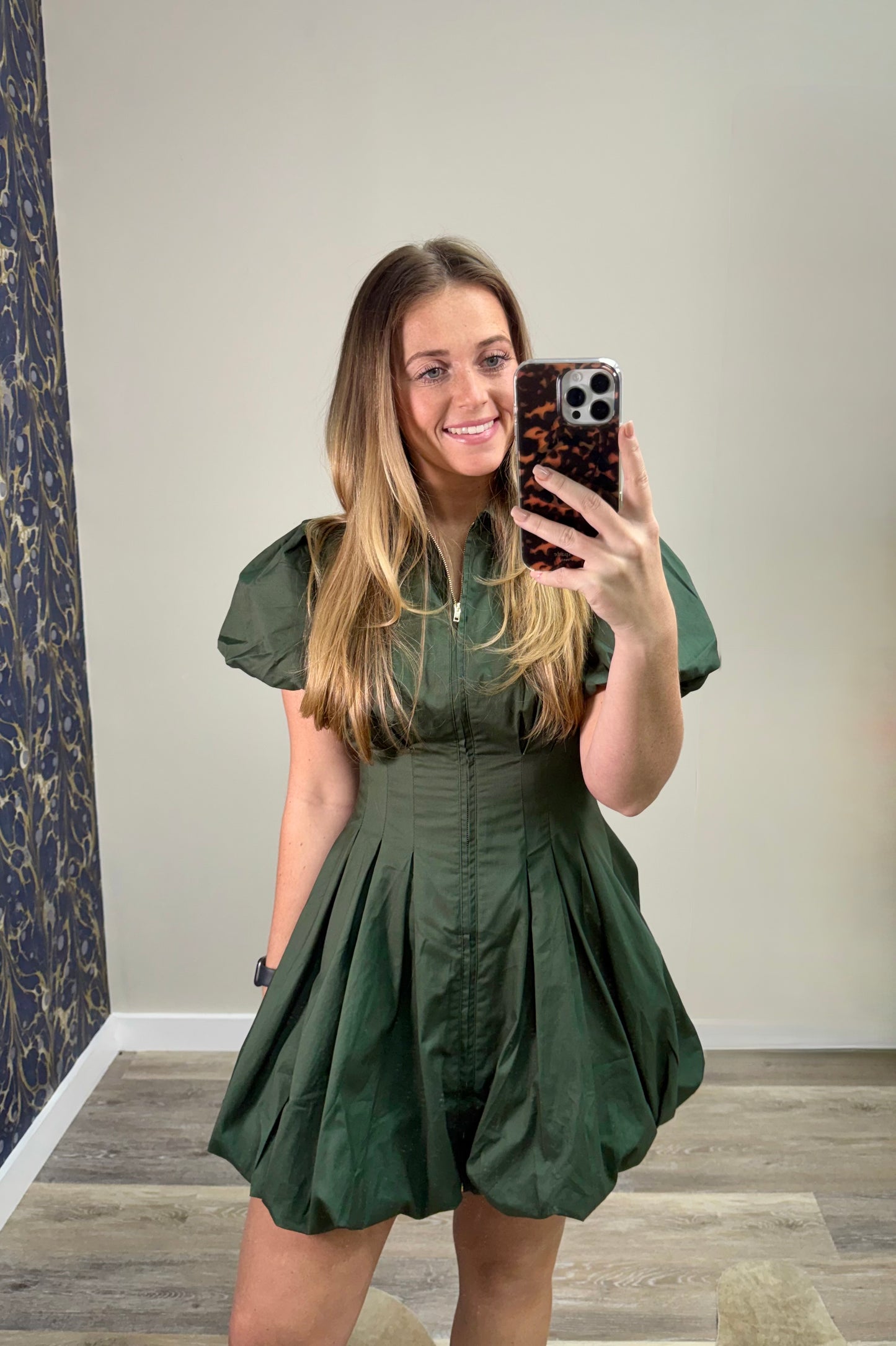Evergreen Mini Dress