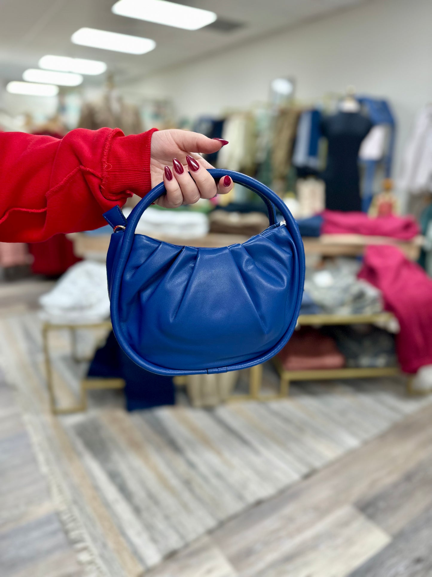 Blue Crossbody Purse