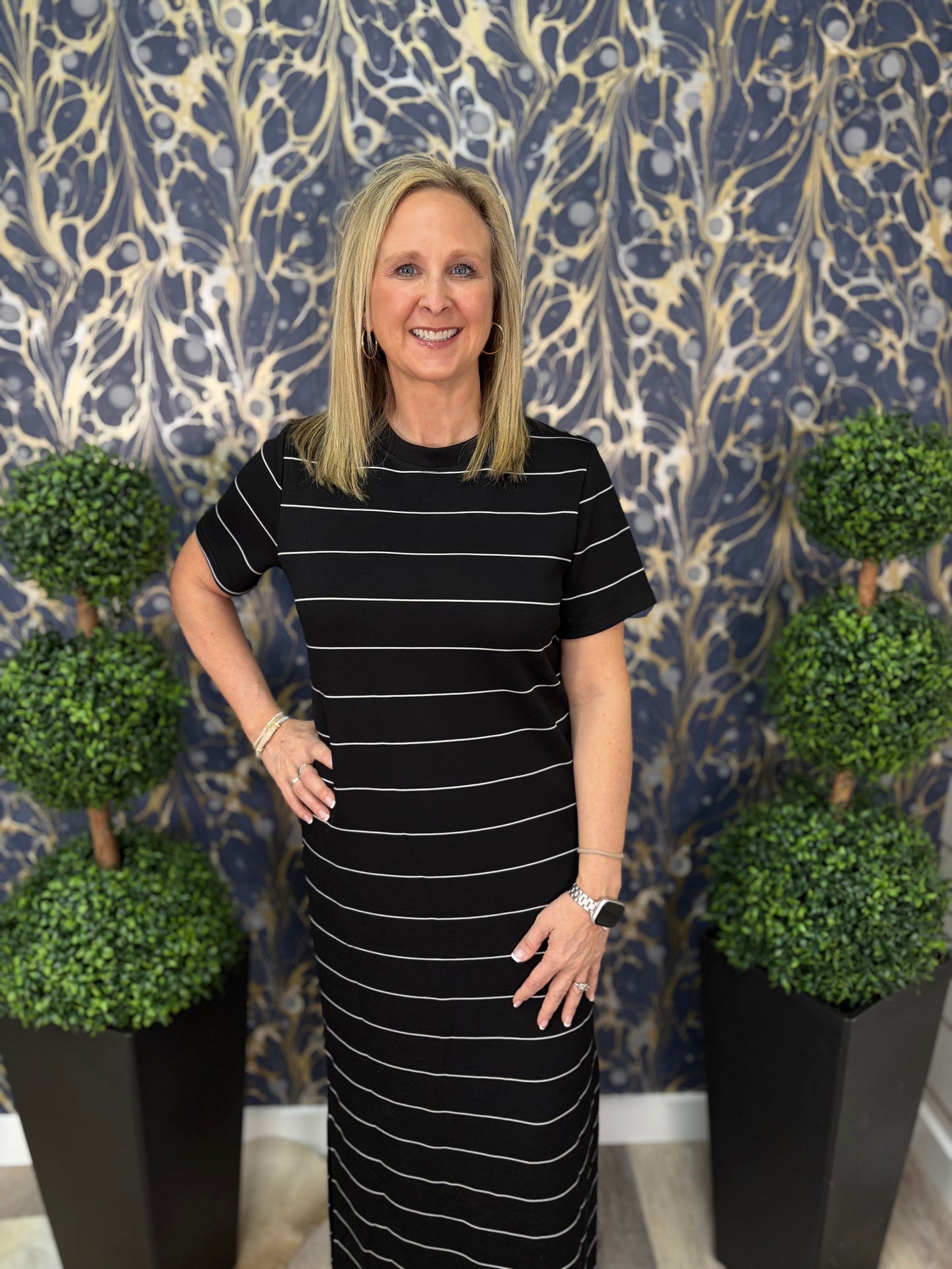 The Paris Stripe Maxi