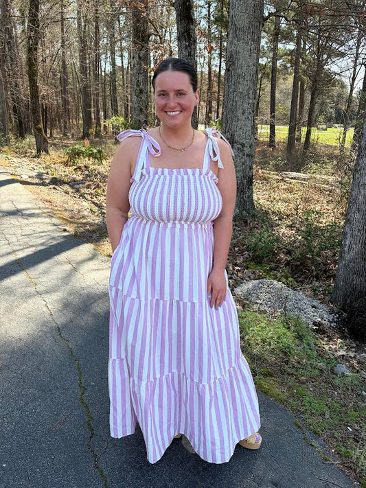 Sweet Lavender Flow Maxi Dress