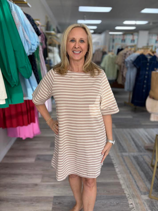 The Rowan Stripe Mini Dress