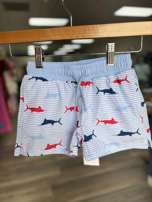Kid's Marlin Swim Trunks