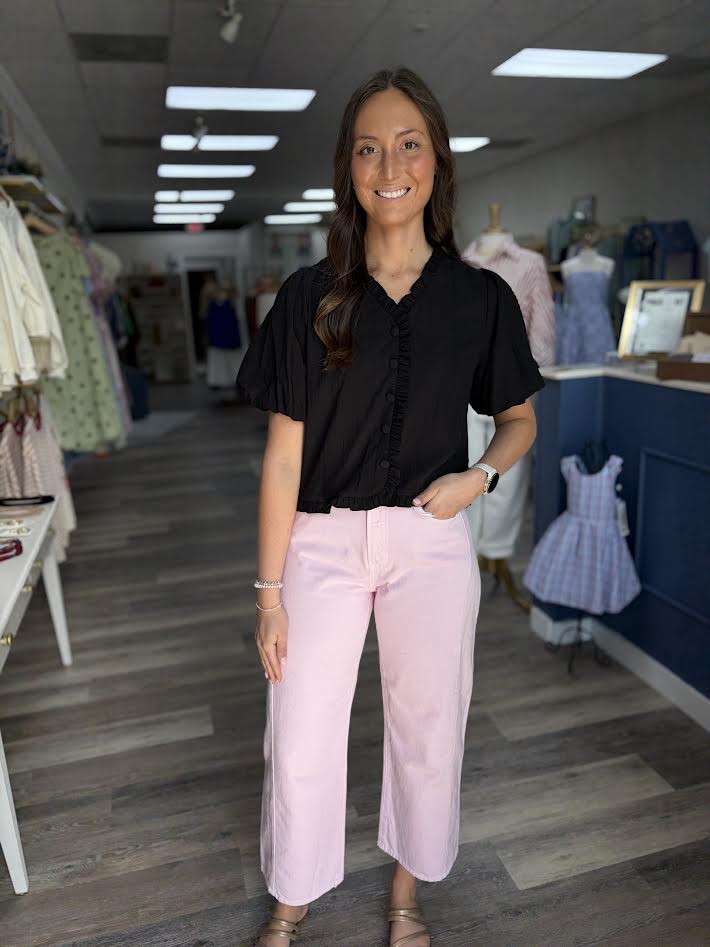 Pink Barrel Jean