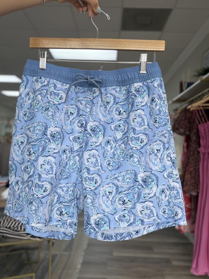 Oyster Shell Men's Swim Trunks