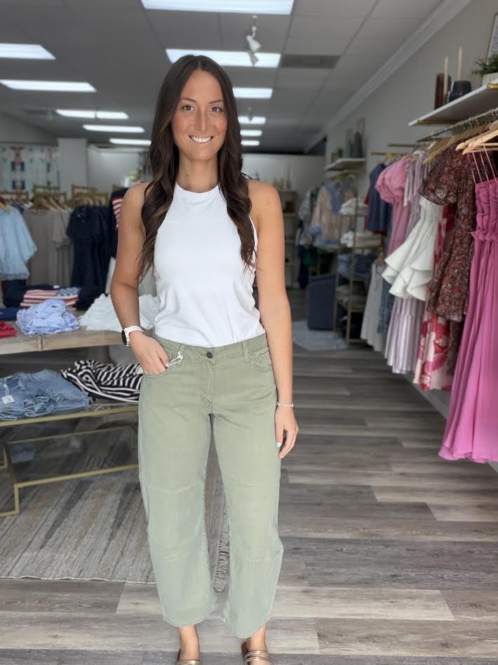 Sage Barrel Pants