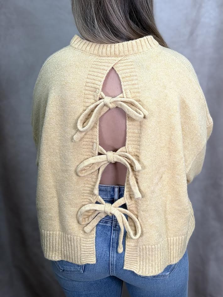 Tie-back Sweater