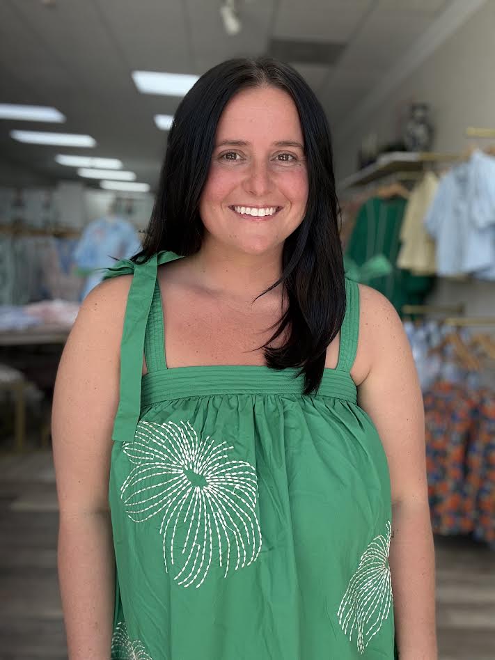 Spring Fern Mini Dress