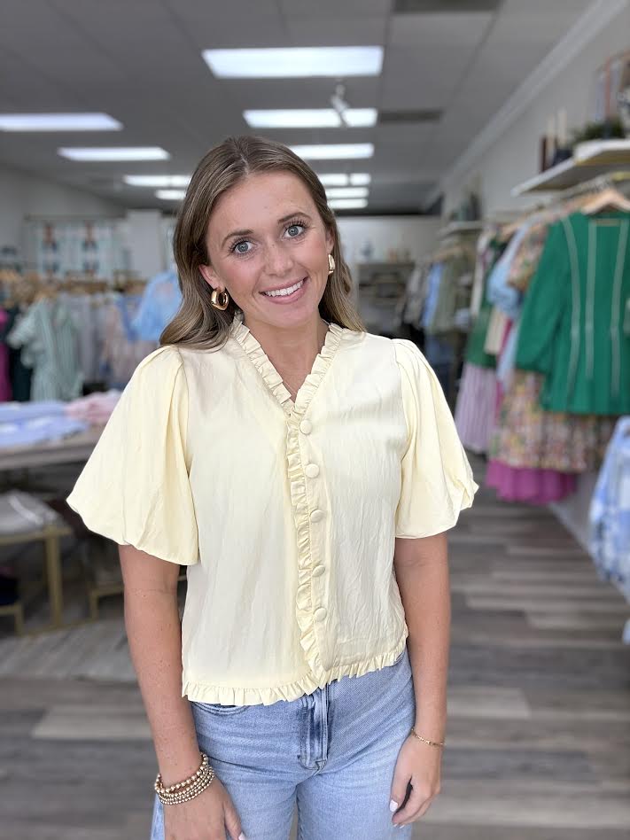 Ruffle Bubble Top