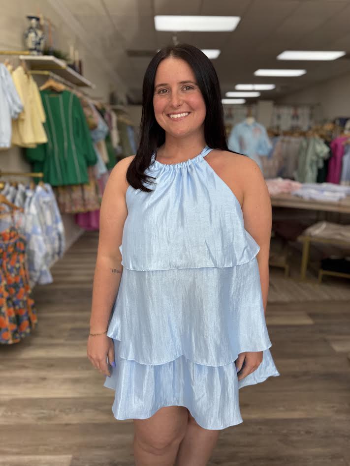 Ocean Pop Mini Dress