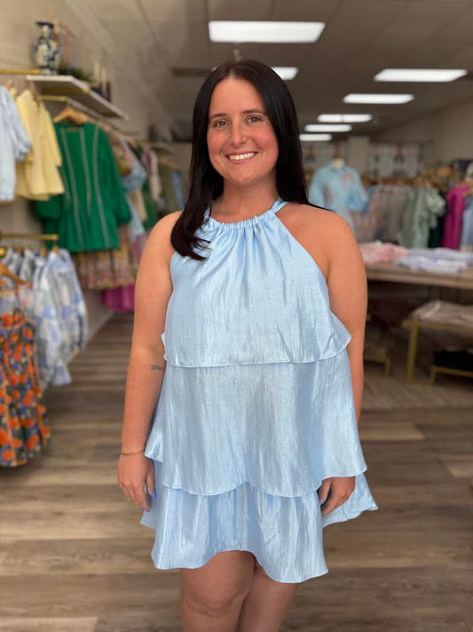 Ocean Pop Mini Dress