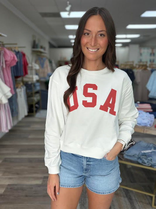 All-American Crew Pullover