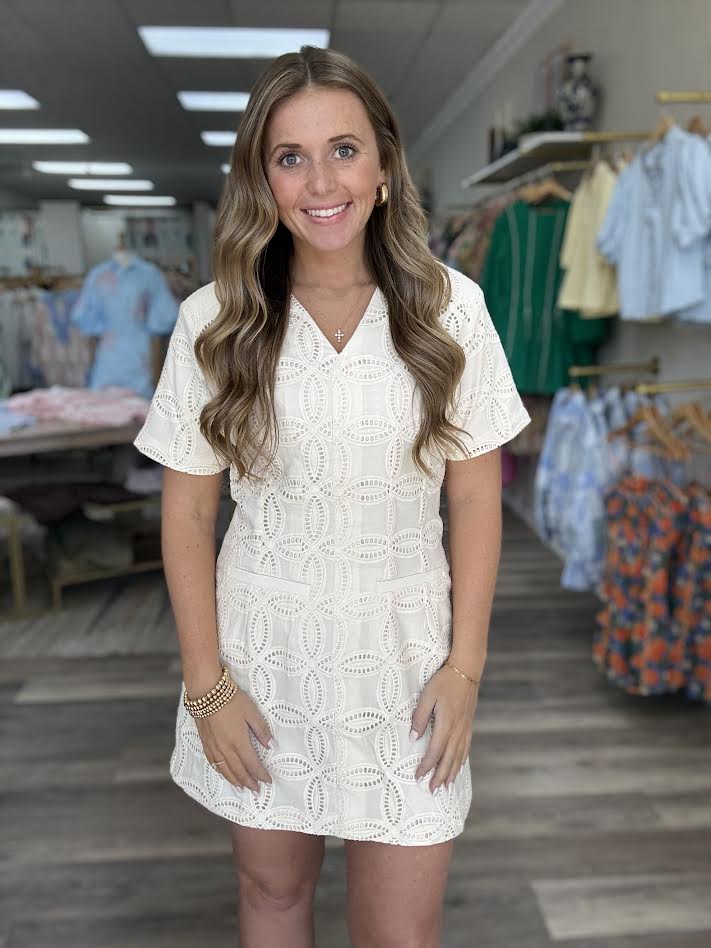 Petal Whispers Mini Dress