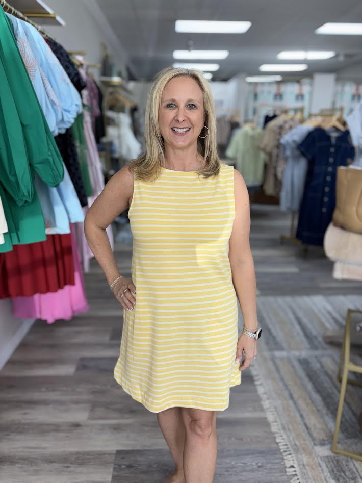 Soft Lemon Day Mini Dress