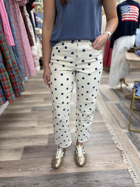 Polka Dot Jeans
