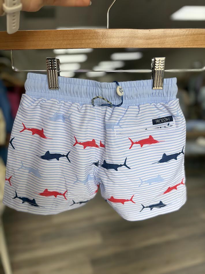 Kid's Marlin Swim Trunks