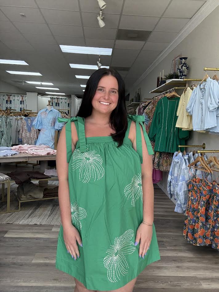 Spring Fern Mini Dress