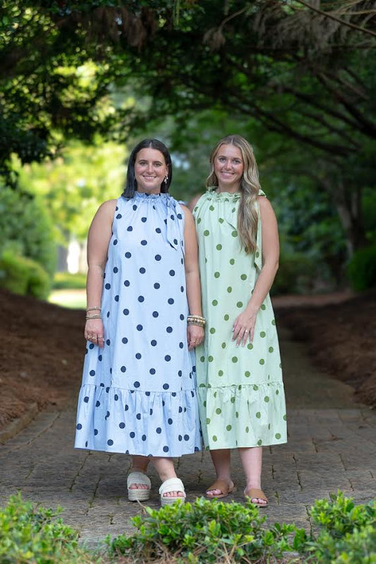 Lady Polka Dot Midi