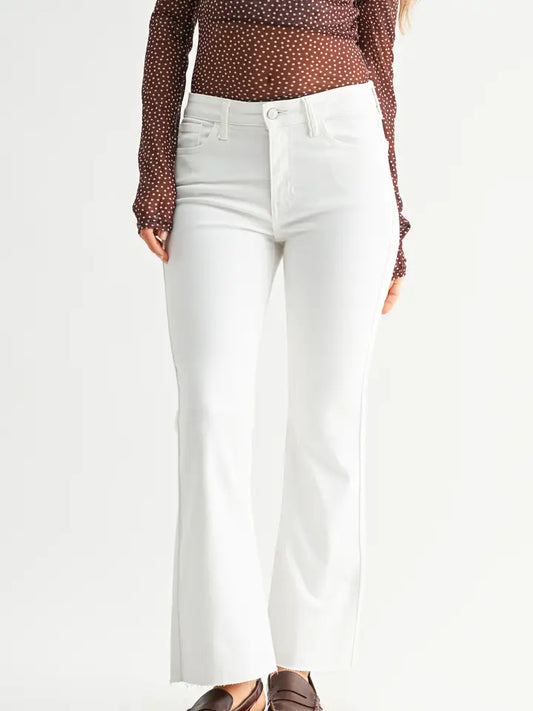 Cropped Flare Jeans