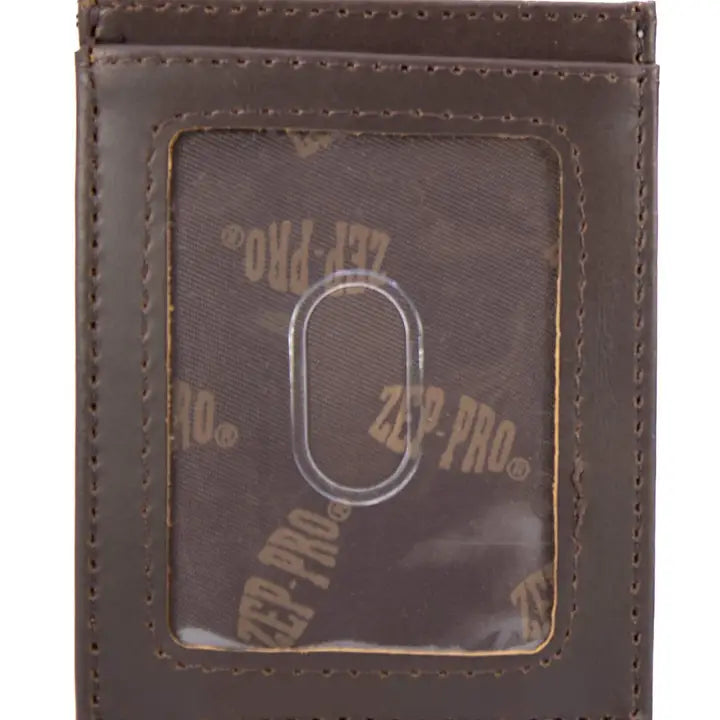 Mallard Vintage Leather Magnetic Front Wallet
