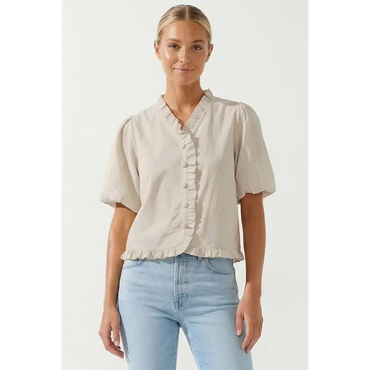 Ruffle Bubble Top