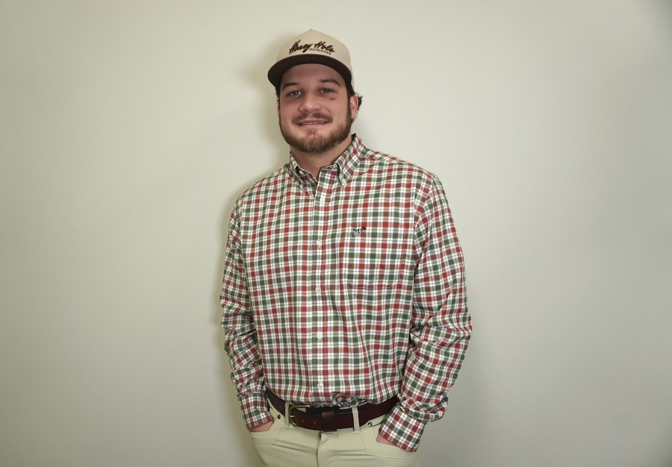 Southern Point Christmas Button Down
