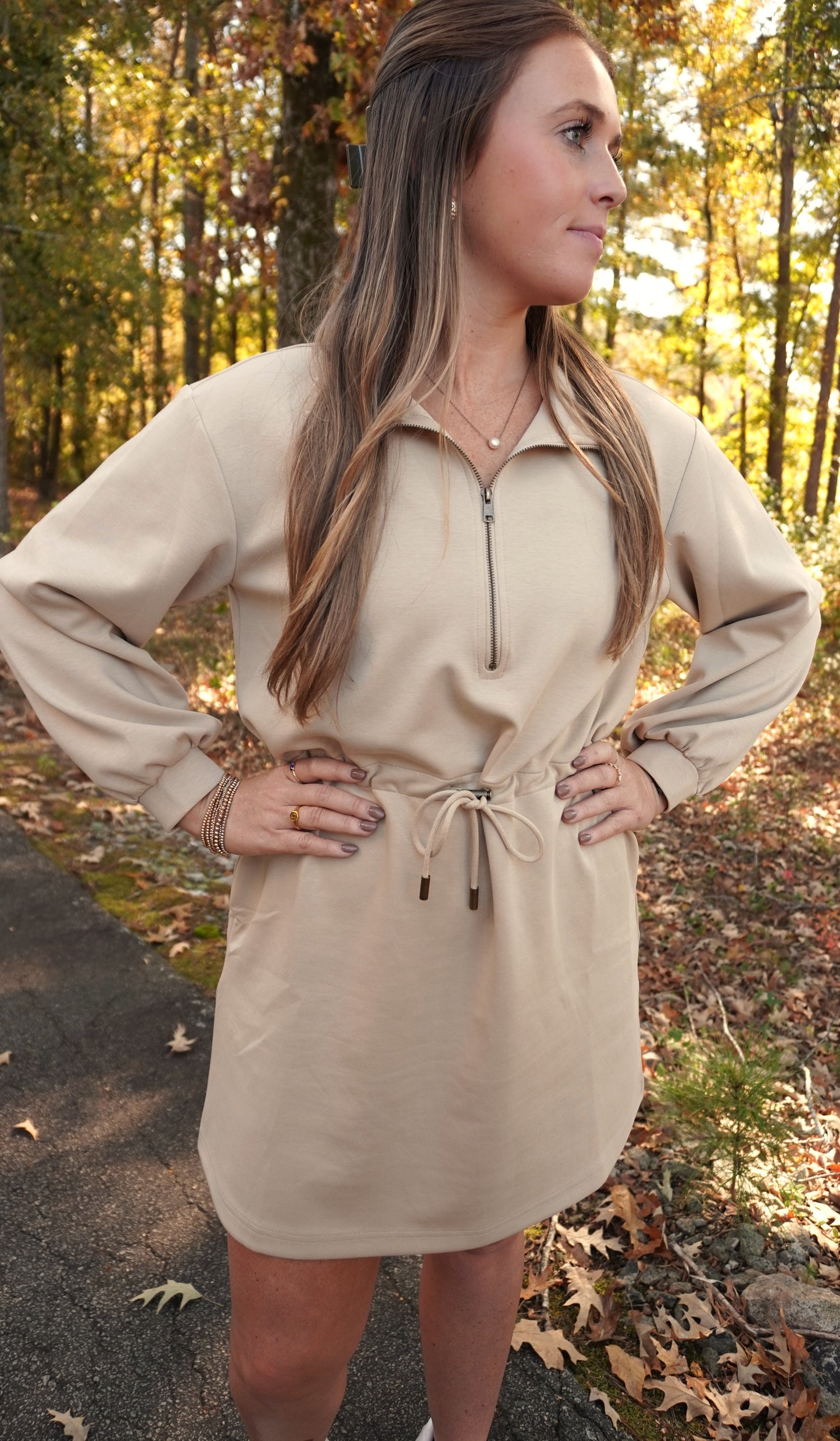 Golden Almond Dress