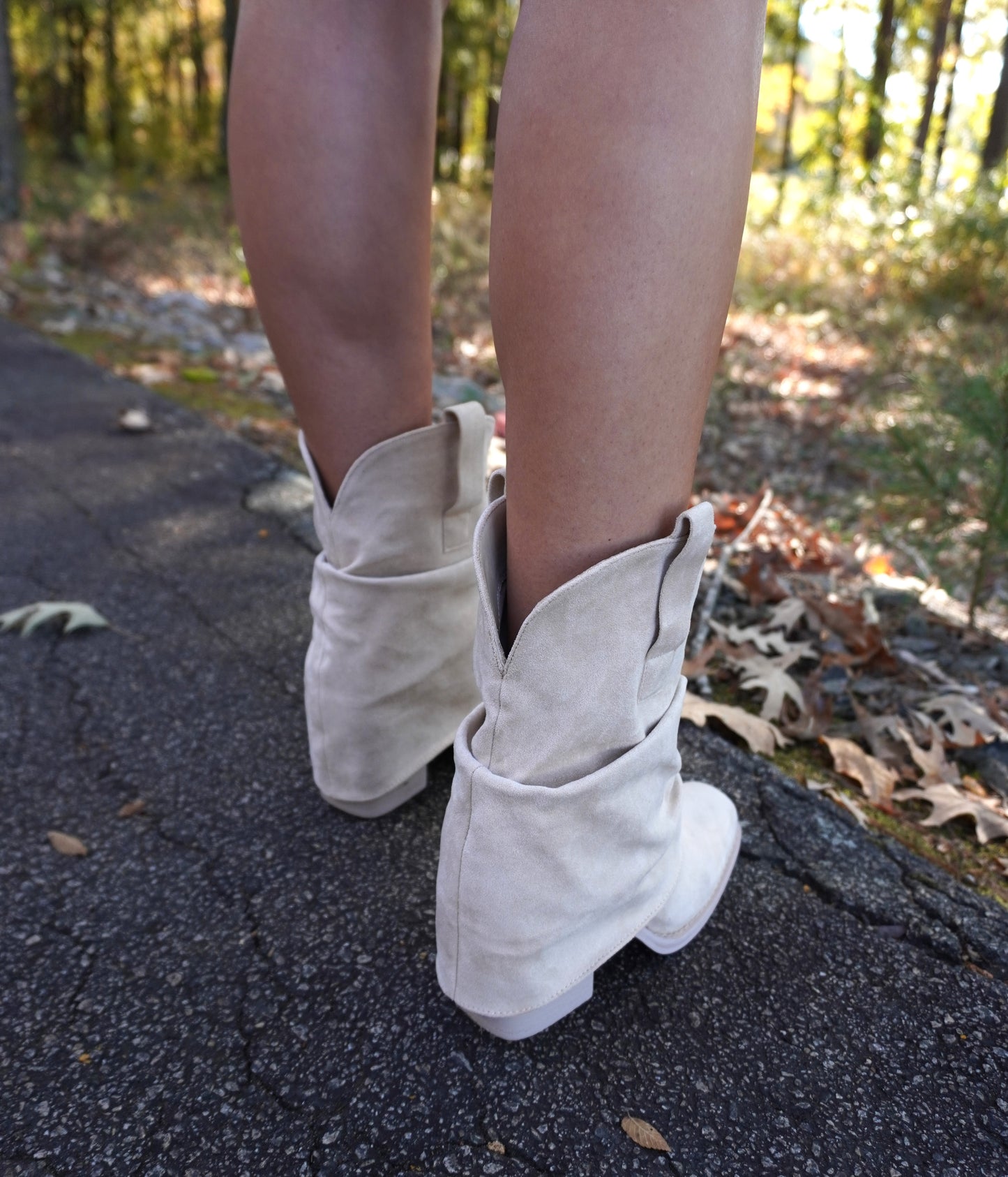 Payton Dream Off-White Slouch Bootie