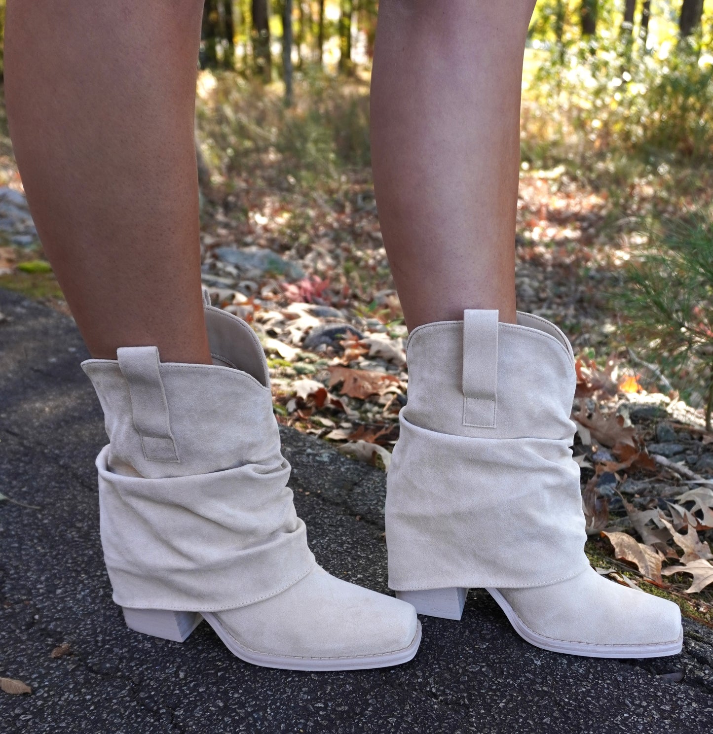 Payton Dream Off-White Slouch Bootie