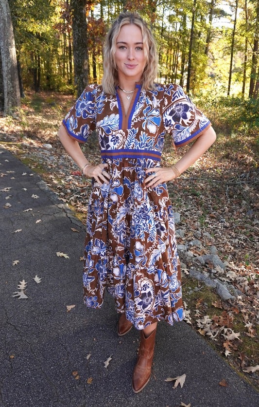 Duchess Bloom Midi Dress