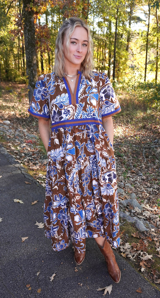 Duchess Bloom Midi Dress