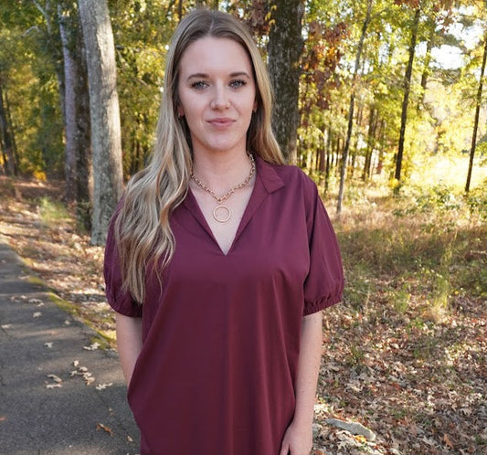 Crimson Muse Maxi Dress