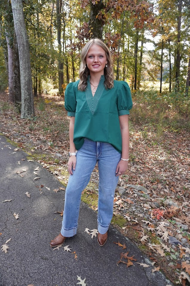Hunter Green Top