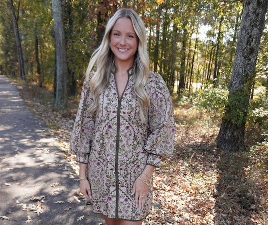 Blushing Taupe Dress