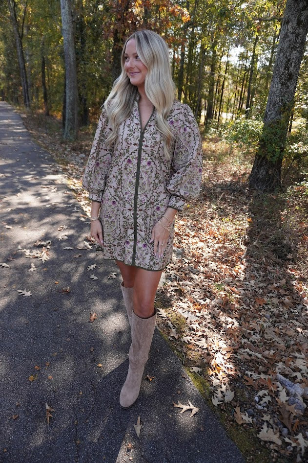 Blushing Taupe Dress