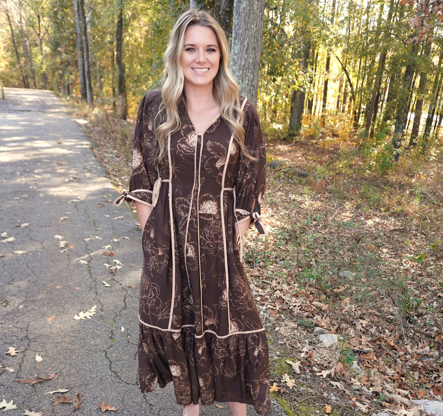 Autumn Grace Maxi Dress