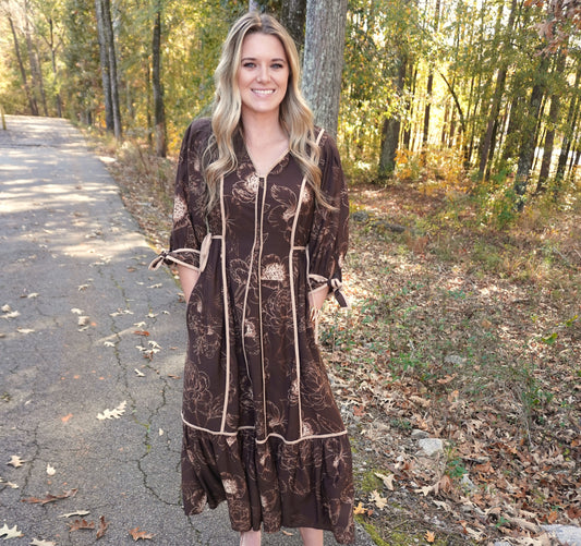 Autumn Grace Maxi Dress