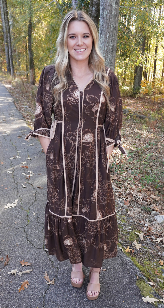 Autumn Grace Maxi Dress