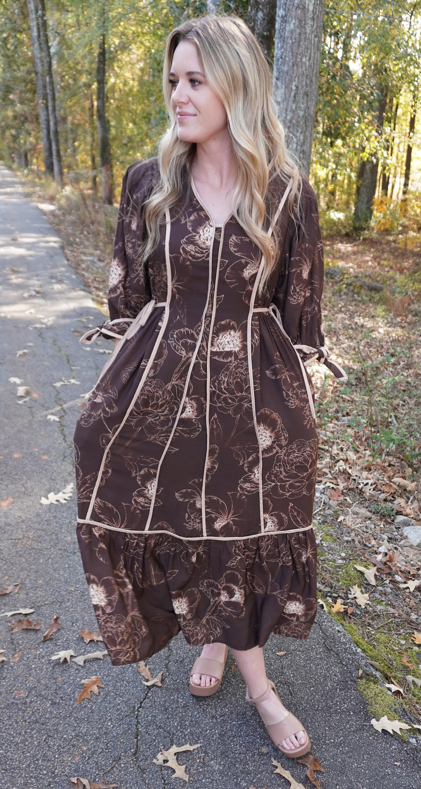 Autumn Grace Maxi Dress