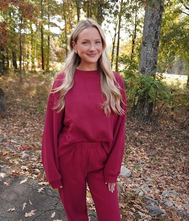 Classic Crimson Sweatshirt