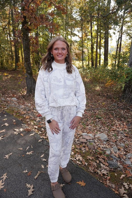 Snow Camouflage Sweatpants