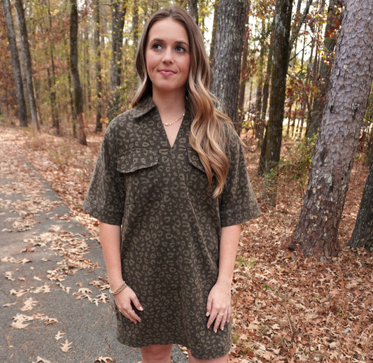 Wild Grassland Mini Dress