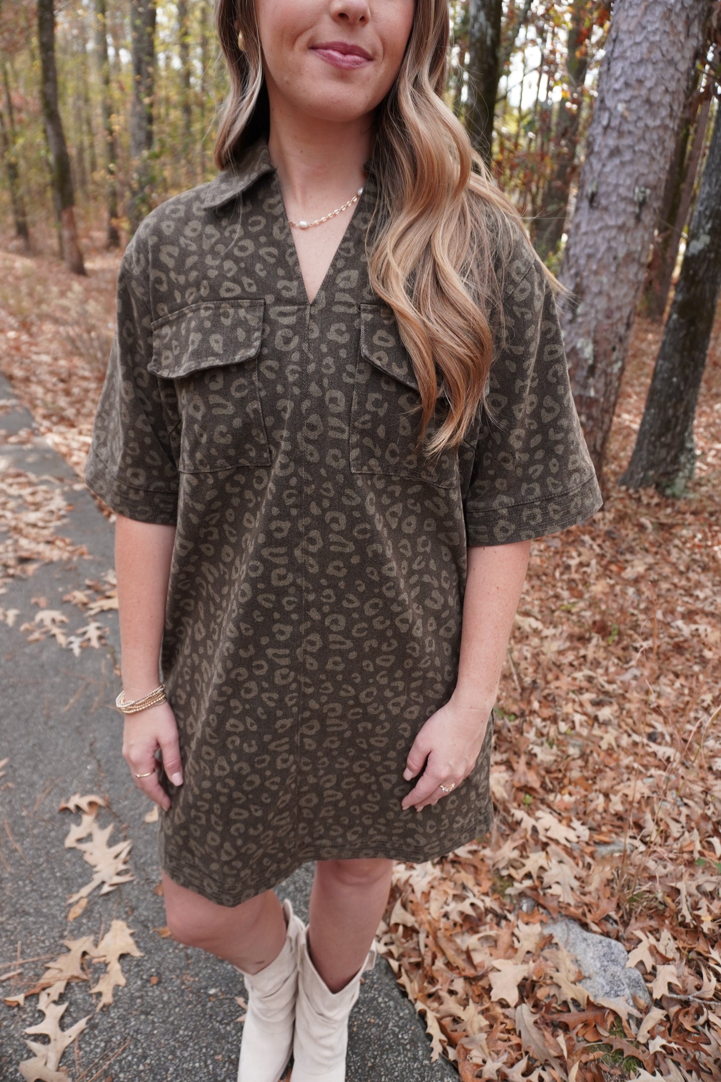 Wild Grassland Mini Dress