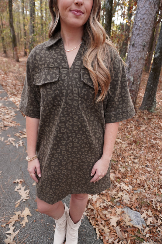 Wild Grassland Mini Dress